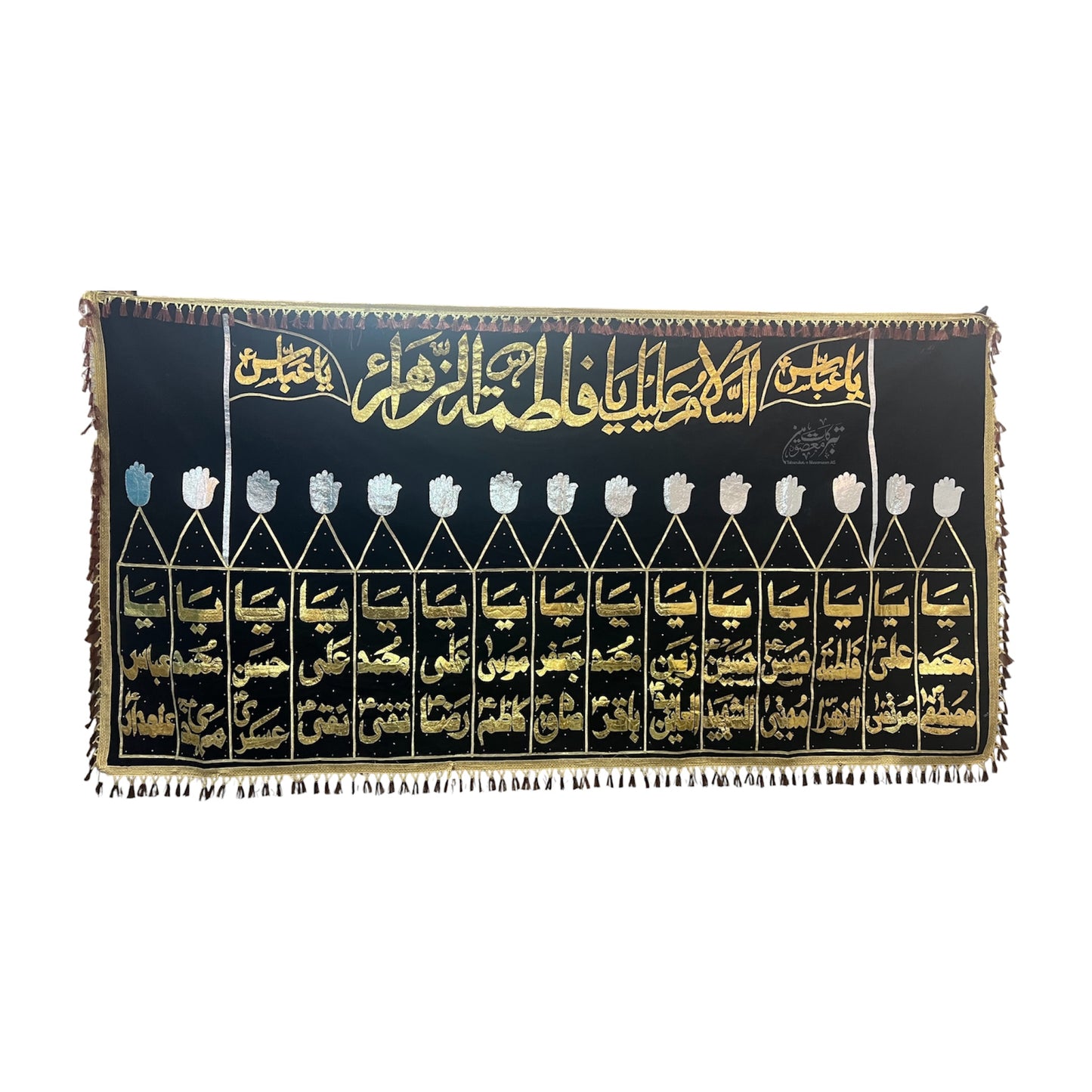 Ayam E Aza Background Banner Masomeen AS & Mola Abbas AS