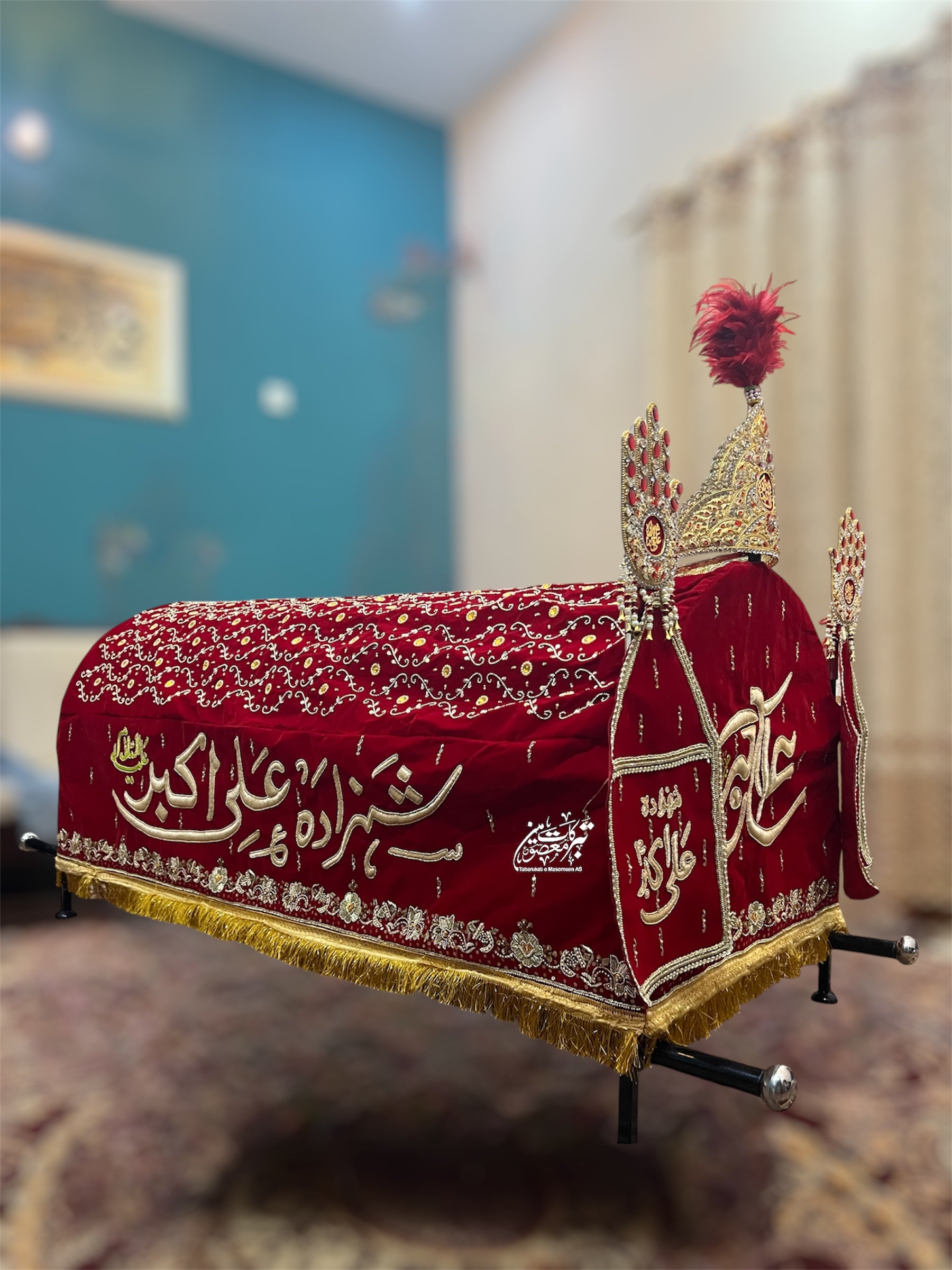 Taboot Hazrat Ali Akbar (AS) Taaj with 2 Panjay