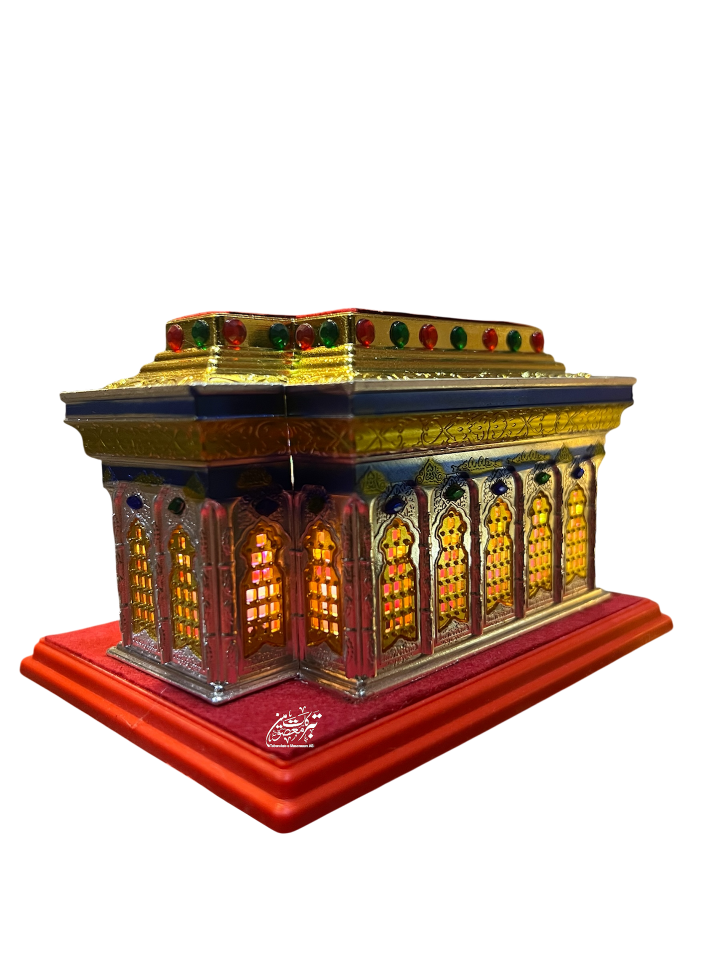 Zari Imam Hussain (AS) – Metal Stone Work | Azakhana Decor | 5 Inch | Karbala Inspired