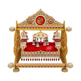 Beautiful Jhoola Shahzada Ali Asghar (AS) | Premium Manjus Work | Multi-Color Stones | 15 Inch