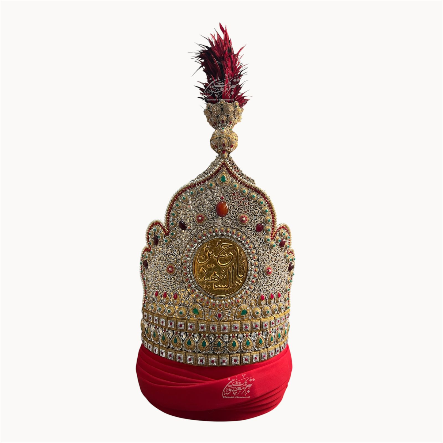 Beautiful Taaj With Amama Imam Hussain AS Name