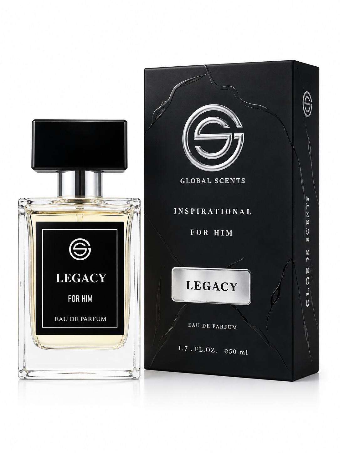 Global Scents Legacy For Him Eau De Parfum 50ml | Fresh & Woody Masculine Fragrance