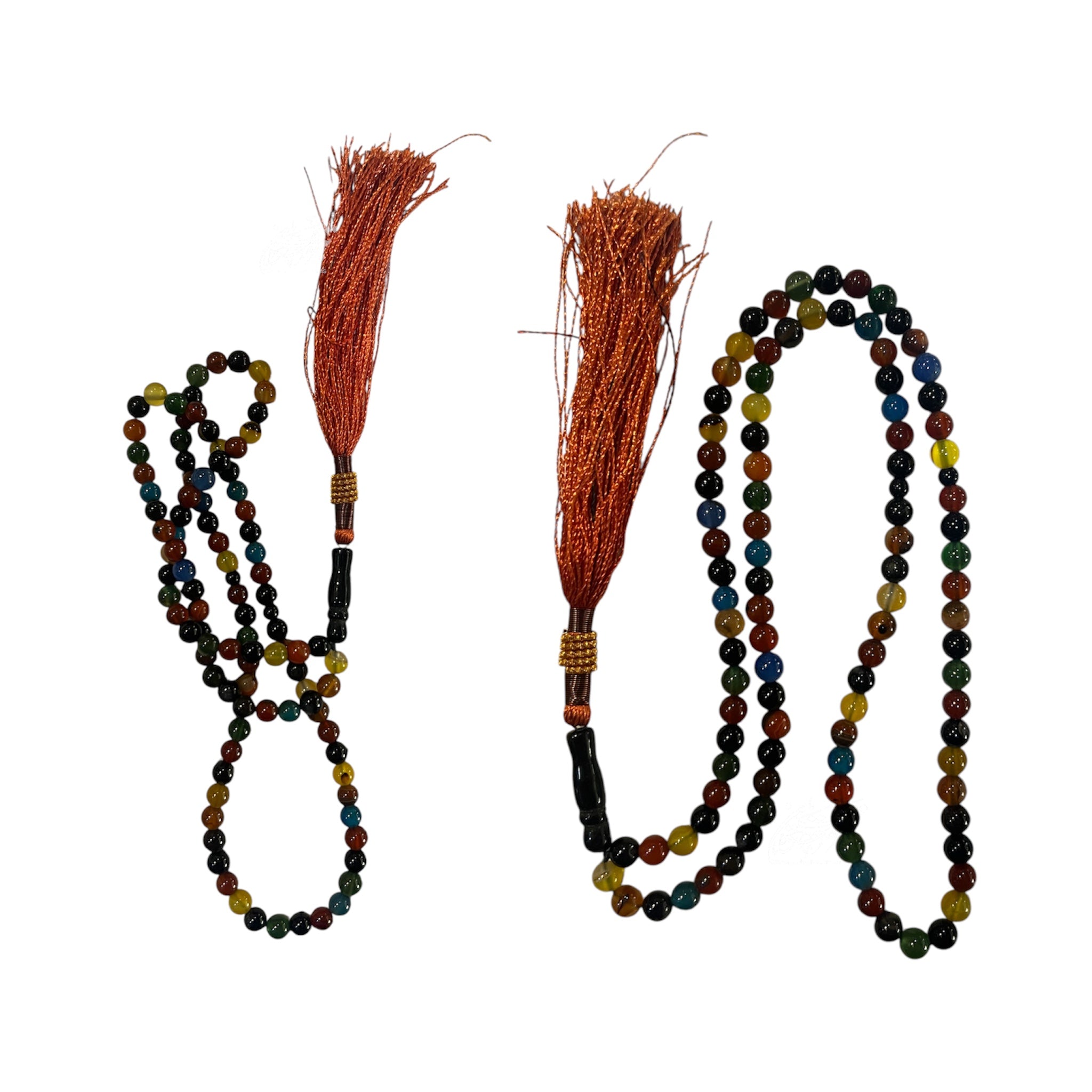 New Arrival Bibi Ummul Baneen (SA) Tasbeeh – Mix Aqeeq Beads | 100 Beads | Handmade Islamic Tasbih