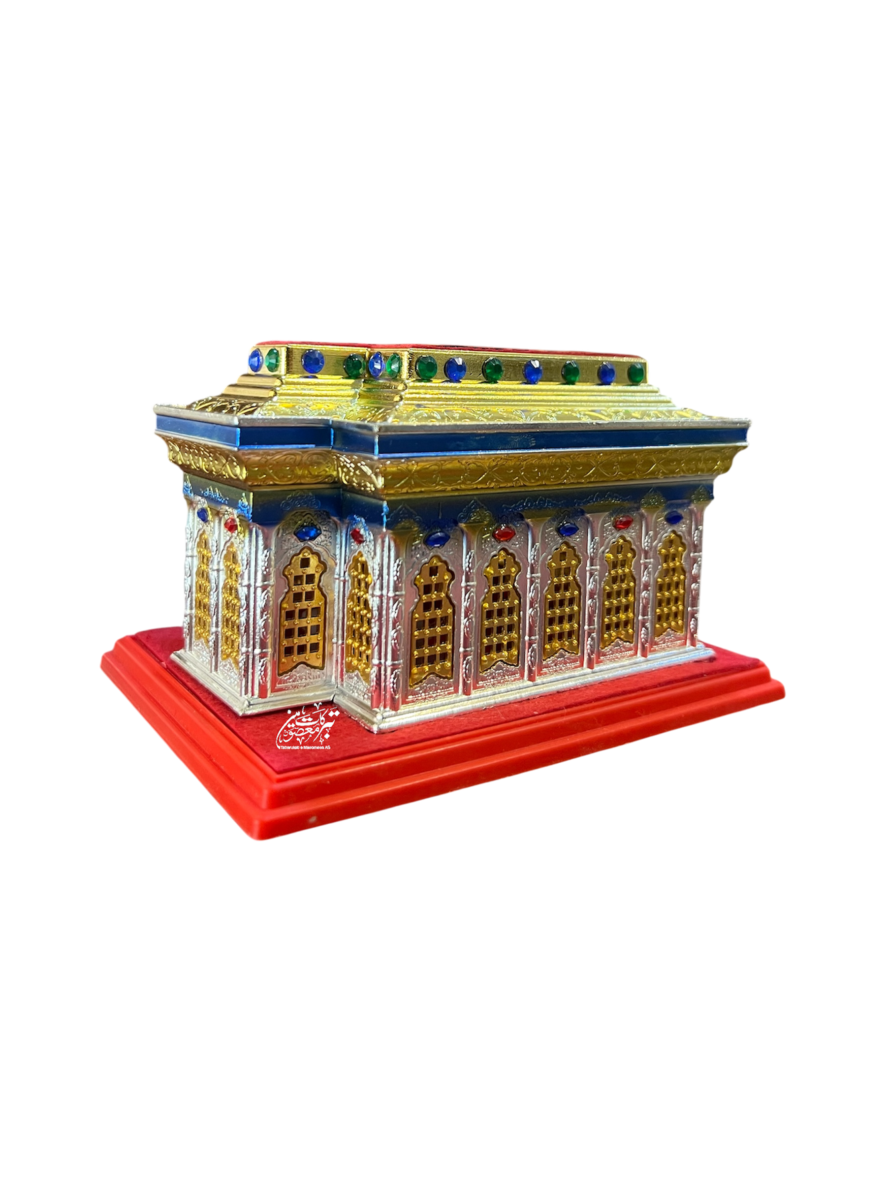 Zari Imam Hussain (AS) – Metal Stone Work | Azakhana Decor | 5 Inch | Karbala Inspired