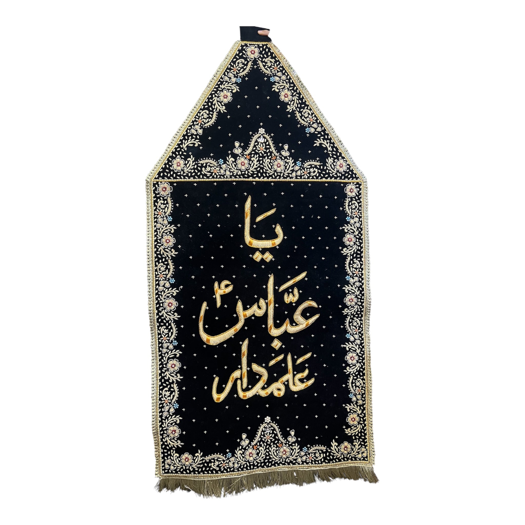 Beautiful Pakta – Hazrat Abbas Alamdar (AS) | Velvet Fabric | Cora Dapka, Sitara & Moti Work