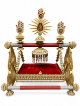Beautiful Jhoola Shahzada Ali Asghar (AS) | Manjus Work Stones | 38 Inch
