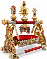 Beautiful Jhoola Shahzada Ali Asghar (AS) | Manjus Work Stones | 38 Inch