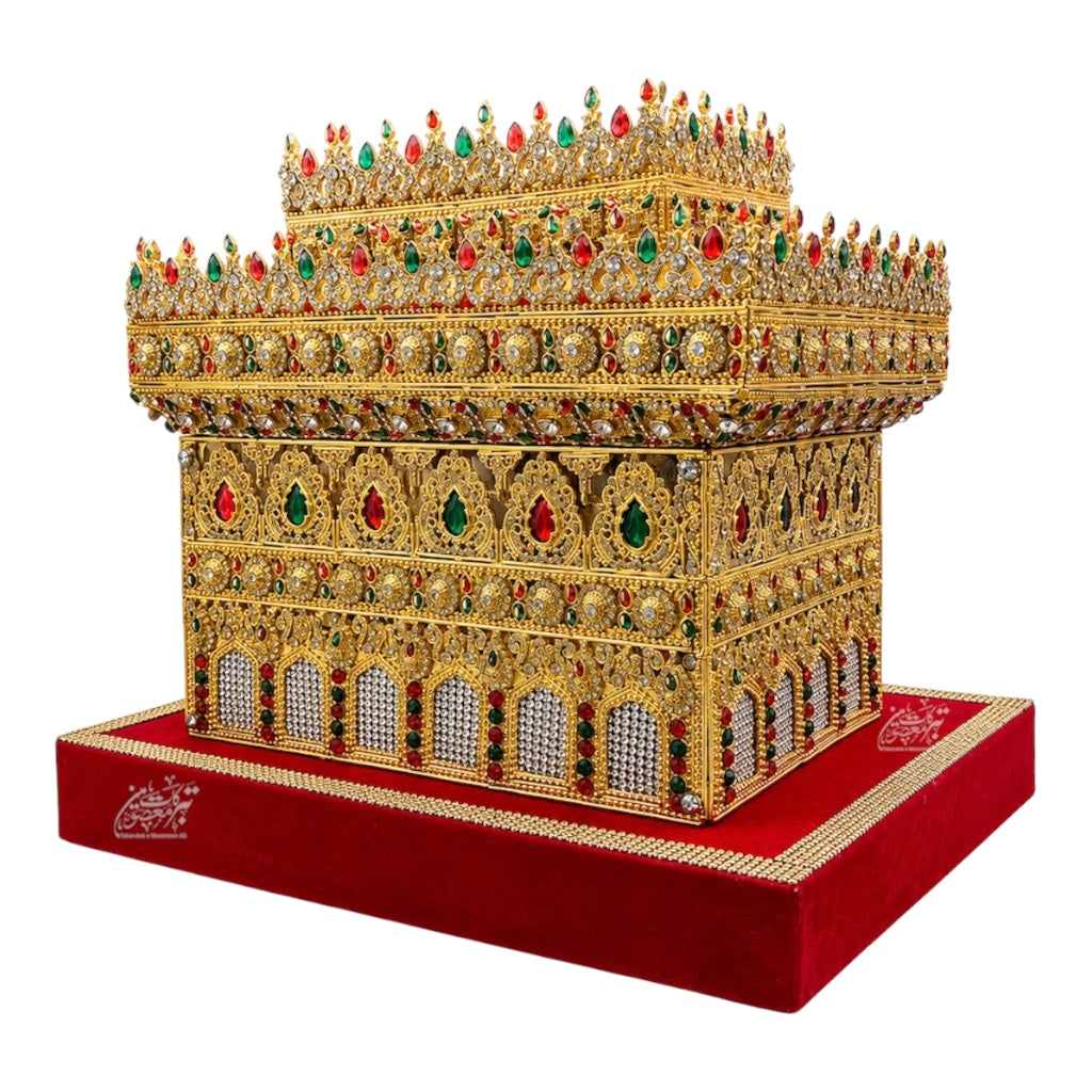 Beautiful Zari Shahzadi Sakina (SA) | Manjus Work Stones | 11 x 8 Inch