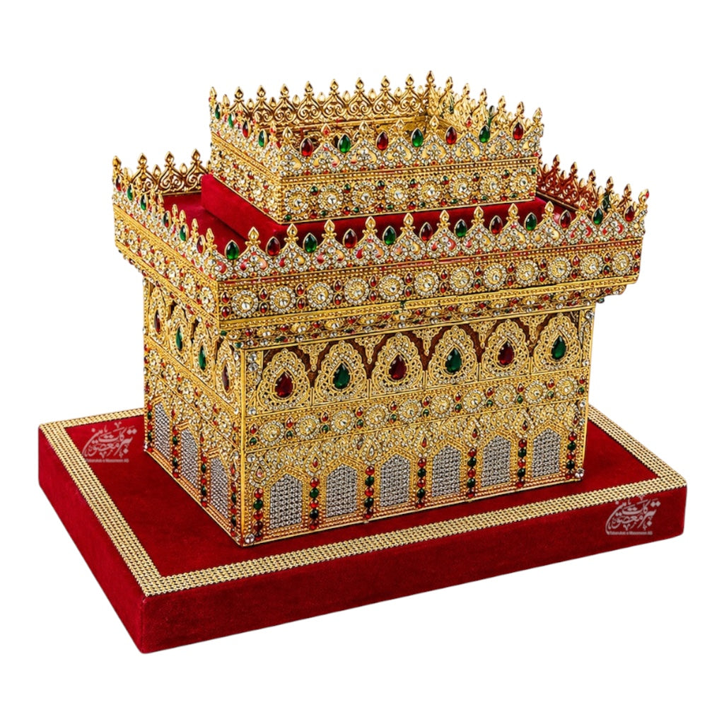 Beautiful Zari Shahzadi Sakina (SA) | Manjus Work Stones | 11 x 8 Inch