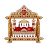 Beautiful Jhoola Shahzada Ali Asghar (AS) | Manjus Work & Multicolor Stones | 13 Inch