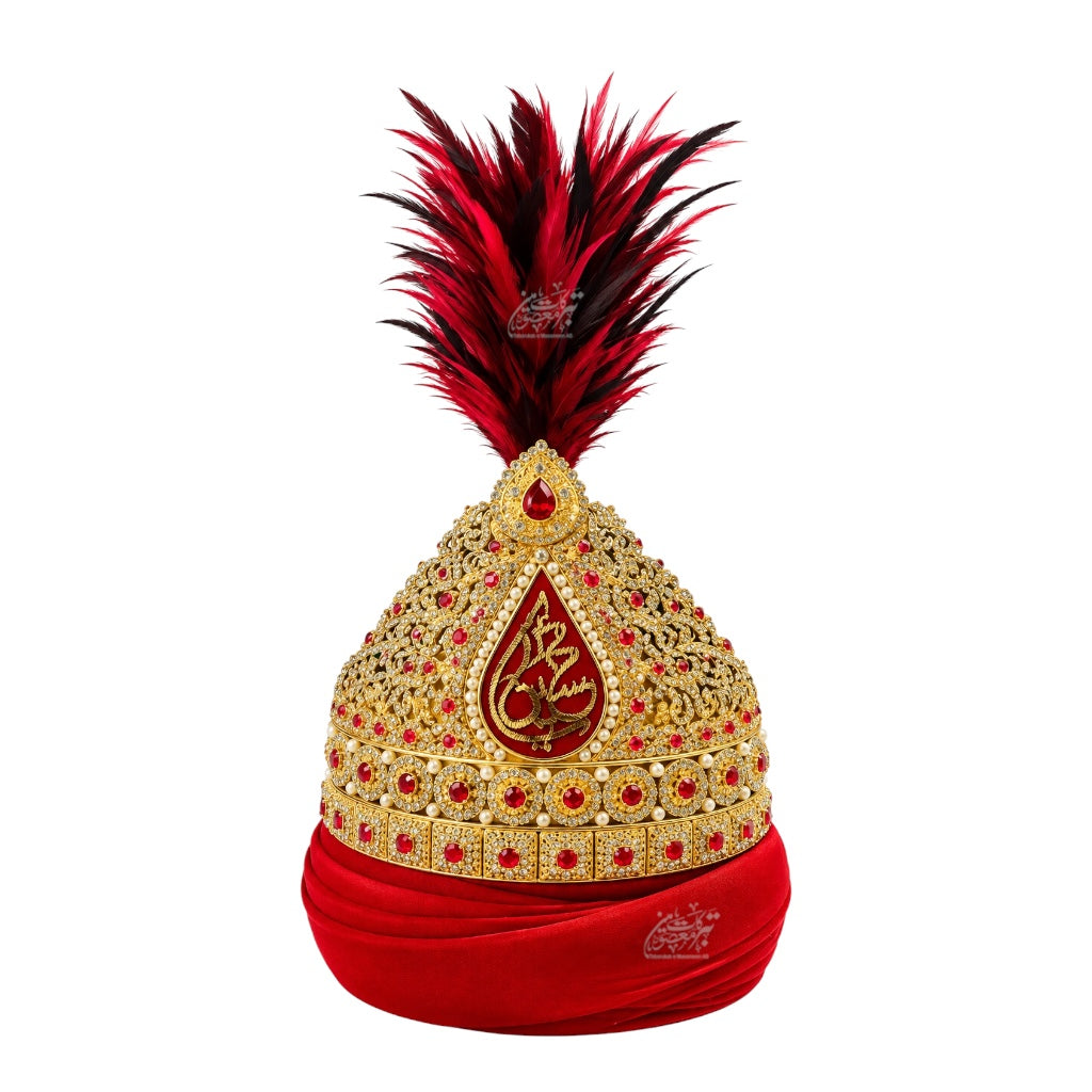 Beautiful Taaj With Amama Imam Hussain AS Kashi Work Stones