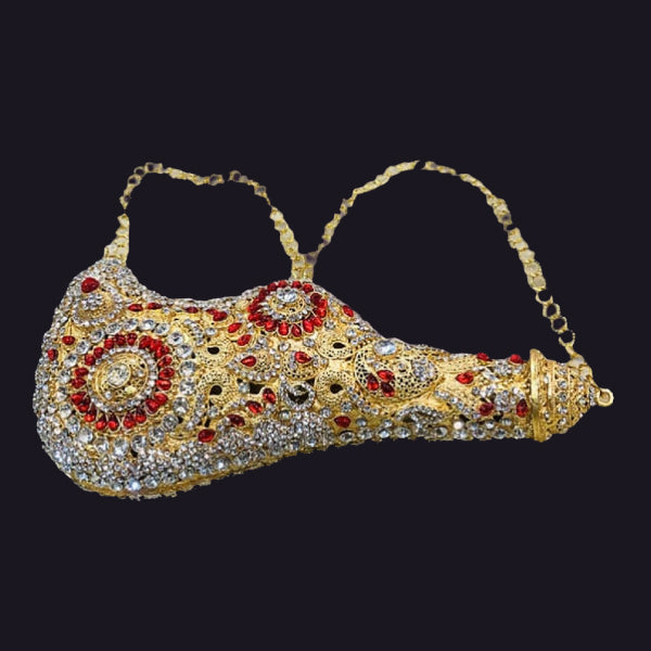 Mashk Sakina with Red and White Stones