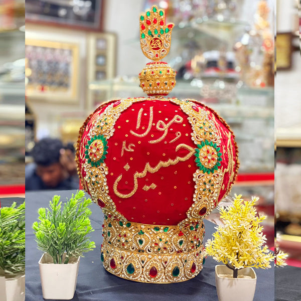 Taj Hazrat Imam Hussain with Diffrent Color Stones