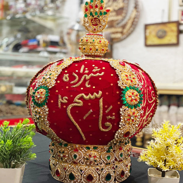 Taj Hazrat Qasim with Diffrent Color Stones