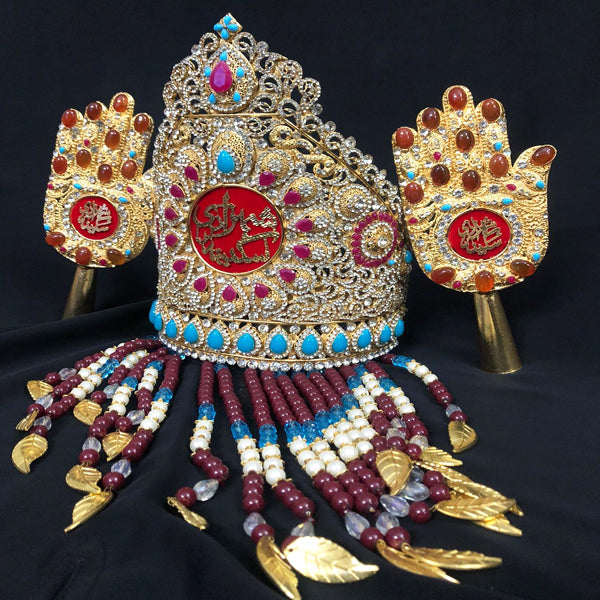 Taj Shahzadi Sakina with Ferozi Stones