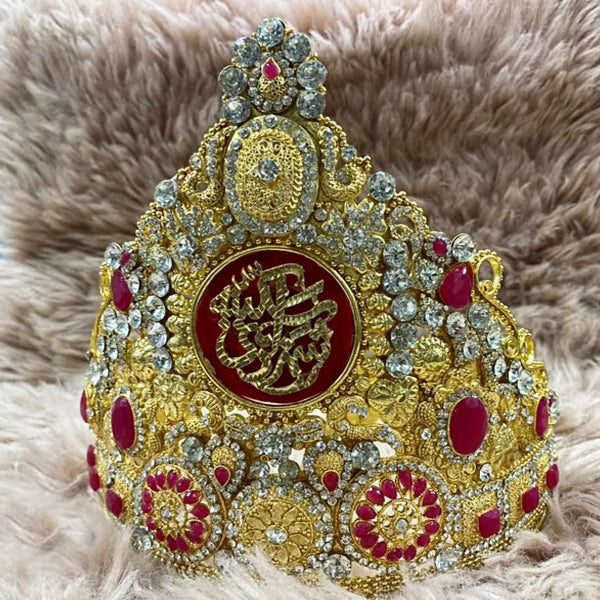 Taj Shahzadi Sakina with Lari and Red and White Stones