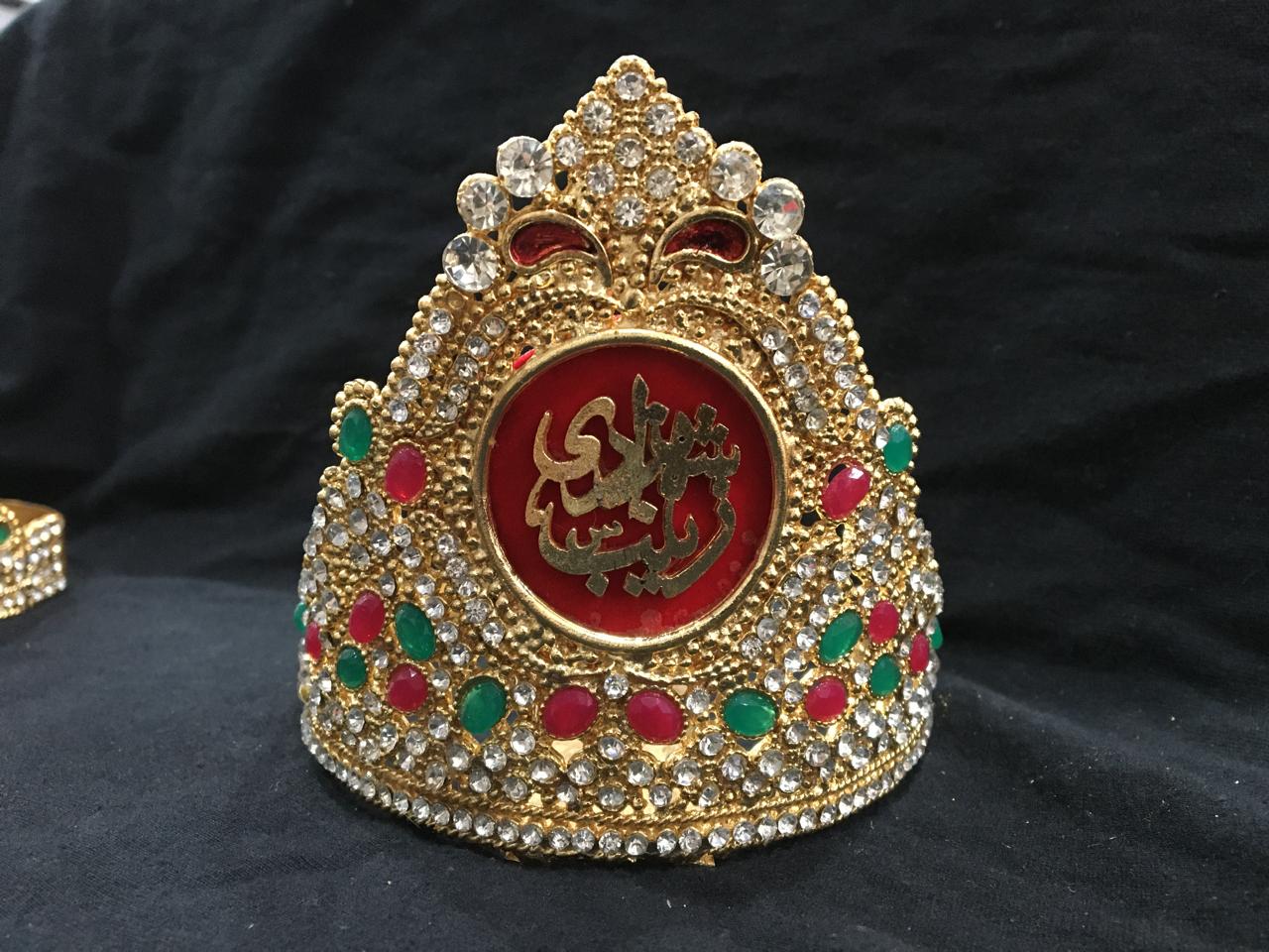 Beautiful Taaj Shahzadi Zainab SA | Material Kashi With Work Stones
