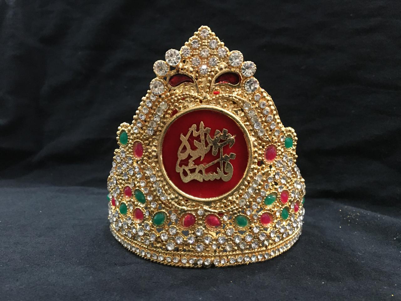 Beautiful Taaj Shahzada Qasim AS | Material Kashi With Work Stones