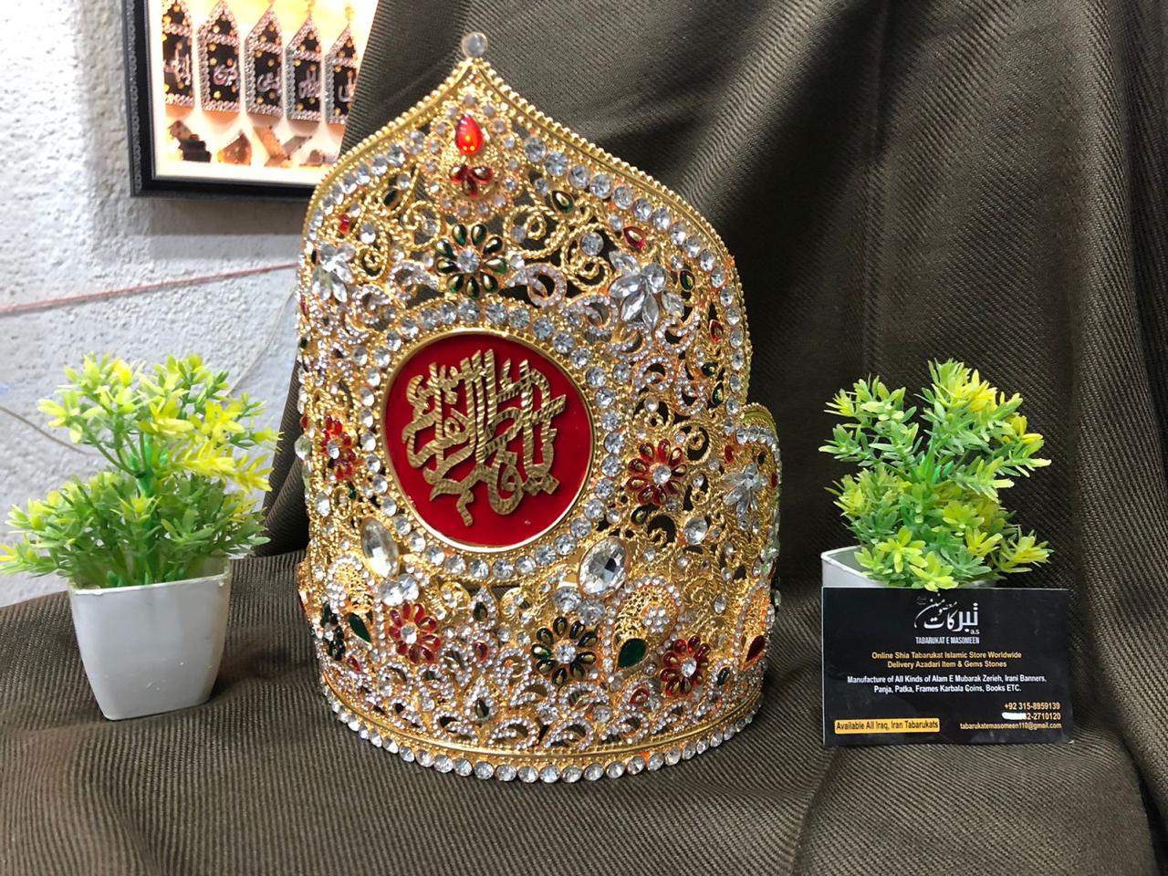Beautiful Taaj Shahzadi Fatima SA | Material Kashi With Work Stones | Size 8