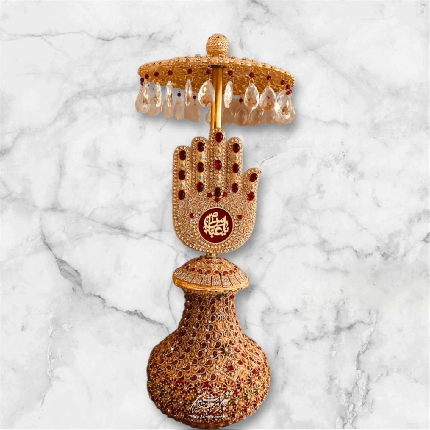New Arrival Base Azakhana Panja With Surai Panja & Umbralla | Material Manjus Work Stones
