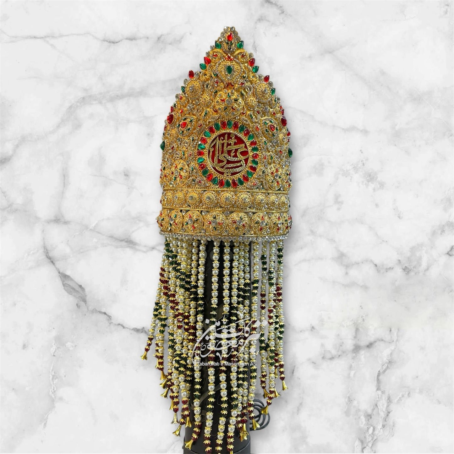 Beautiful Taaj With Sehra Ya Ali AS | Material Kashi & Work Stones High Quality