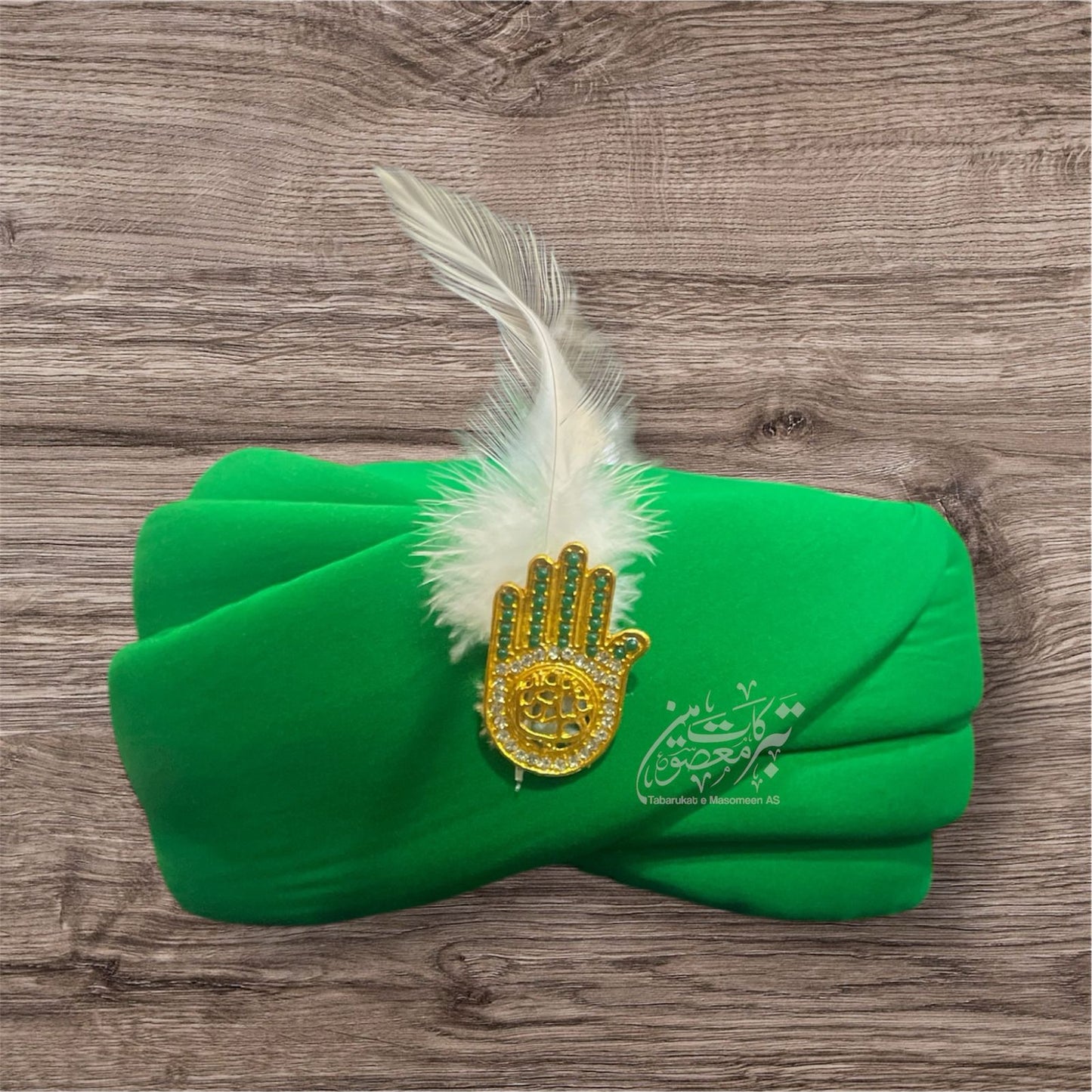 Beautiful Green Amama Mola Abbas AS High Quality | Use For Taboot & Azakhana