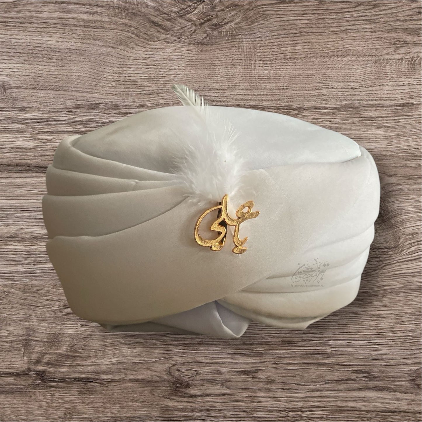 Beautiful White Amama Imam Ali AS High Quality | Use For Taboot & Azakhana