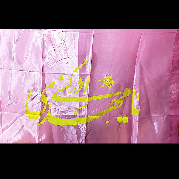Ya Mehdi Adrikni Pink Irani Flag