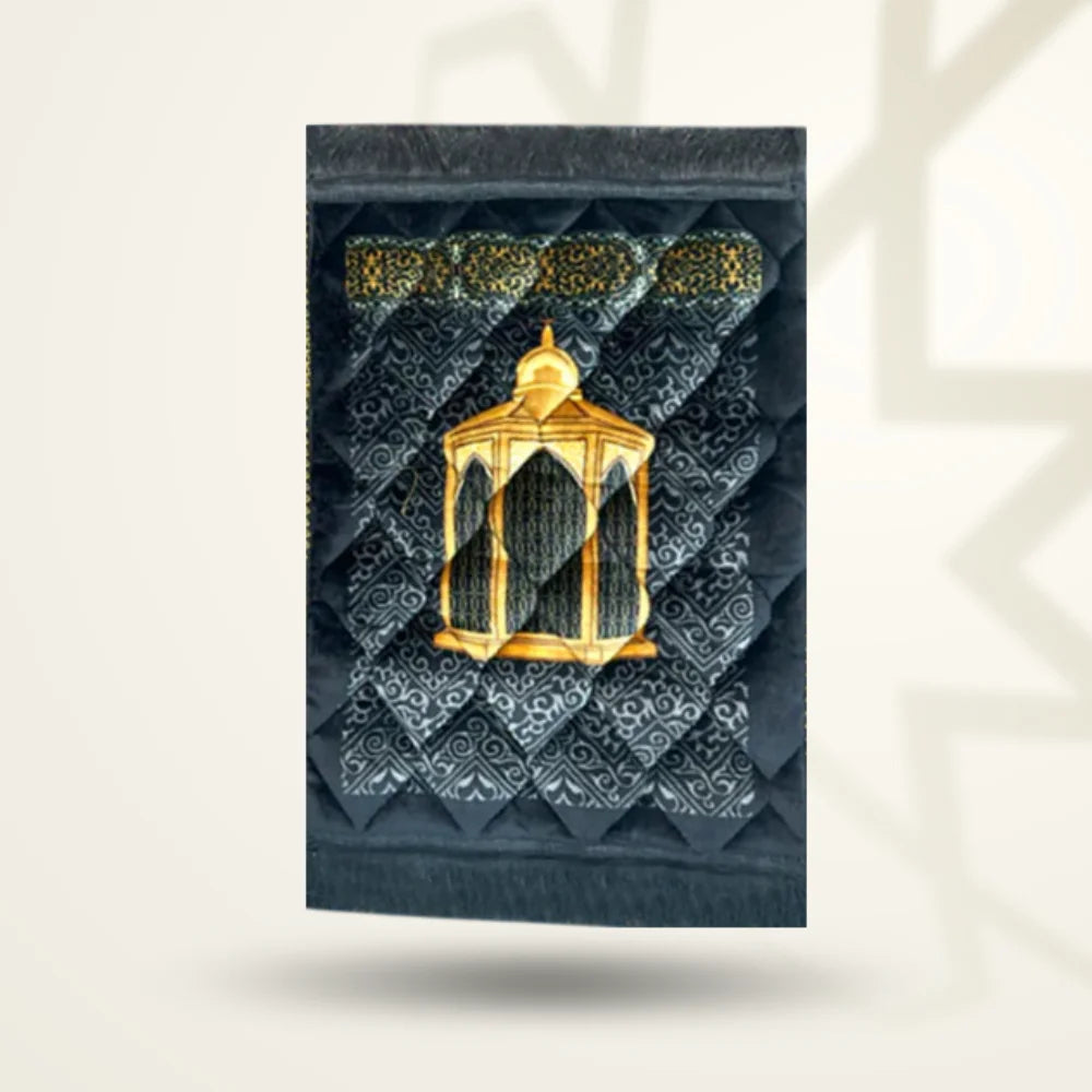 Kids Premium Soft Prayer Mat – Suede Velvet Janamaz (42x60 cm)