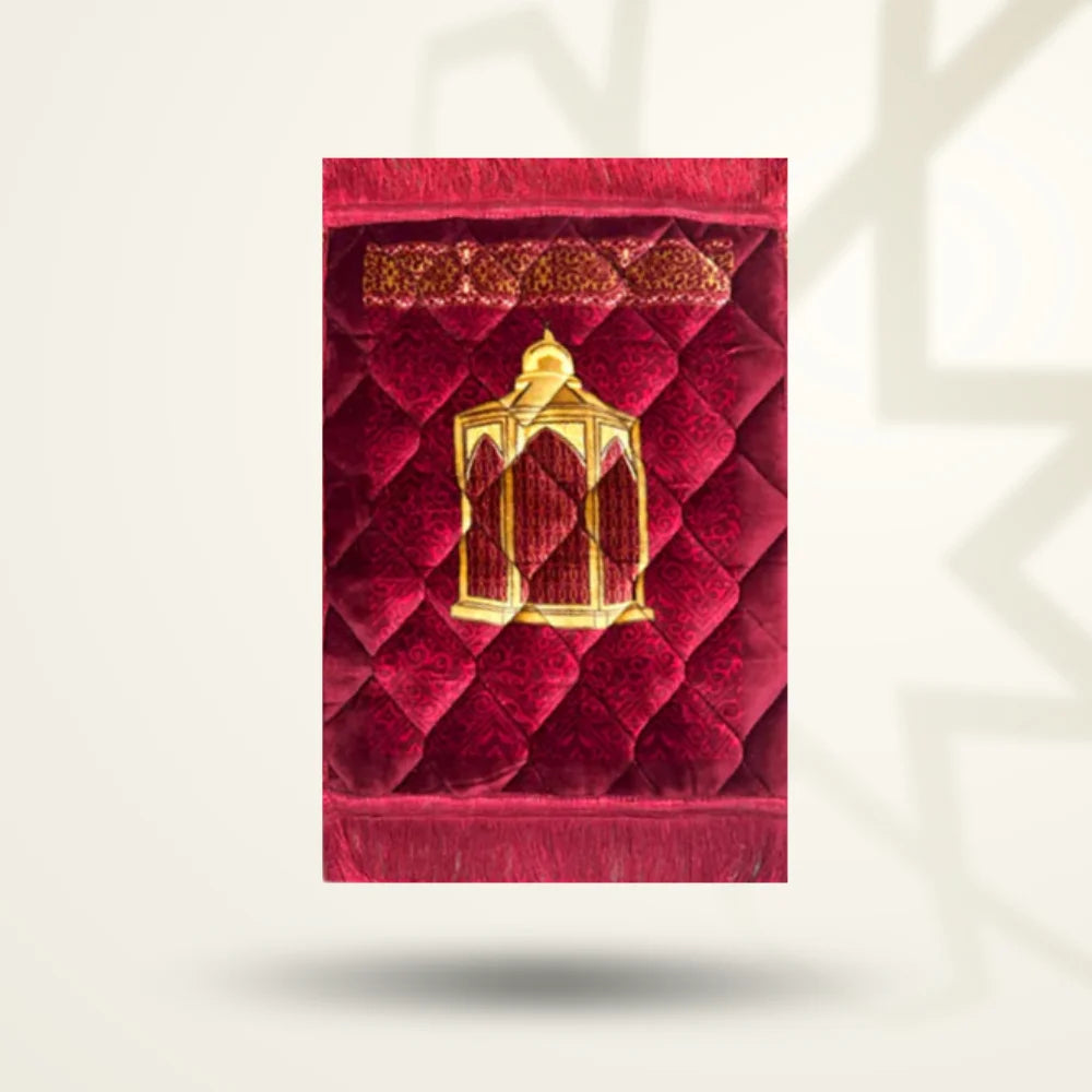 Kids Premium Soft Prayer Mat – Suede Velvet Janamaz (42x60 cm)