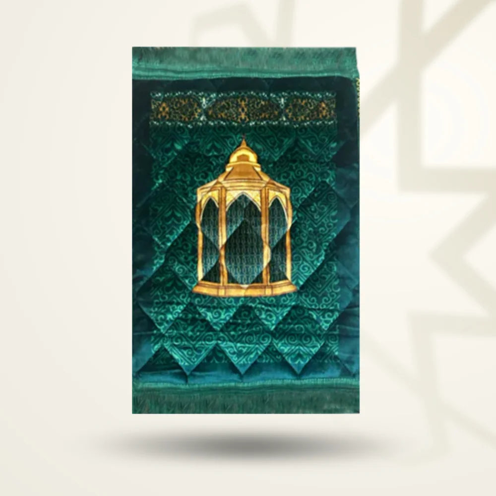 Kids Premium Soft Prayer Mat – Suede Velvet Janamaz (42x60 cm)